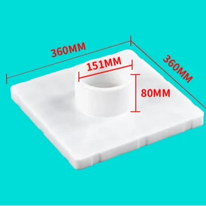 Plastic Tube PP PE PVC Pipe ABS Fittings Core Plugs Brackets Supports Ends Plugs