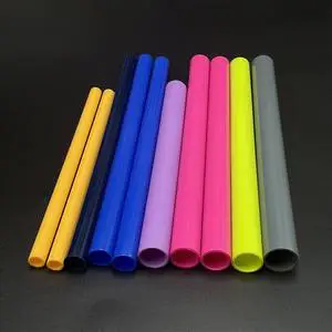 Direct Factory Customized ABS PE PVC Plastic Extrusion Pipes Round Pipe Extruded Plastic Tubes