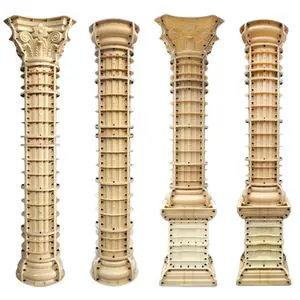 Adjustable Concrete Column Mold ABS Plastic Concrete Columns Mold Multi-sizes 20-50cm Concrete Molds to Make Concrete Pillar