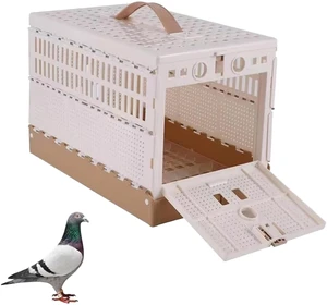 Plastic Portable Pigeon Multi Size Vehicle Mounted Bird Cage Foldable Pigeon Breeding Cage Training Box