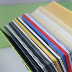 Factory Customized Colored ABS Plastic Sheet 1.3mm Thick ABS Double Color Sheet for CNC Engineering
