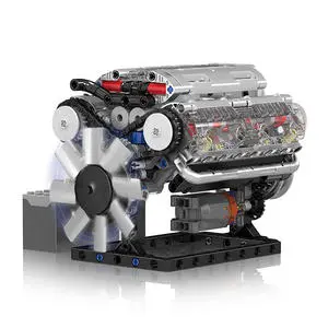 Mould King 10088S Creative Toys Game Toys Kids Christmas Gift technic Entertainment No.V8 Engine Model Building Blocks