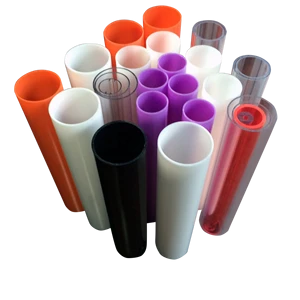 King Large Size Custom ABS PVC PC PMMA Plastic Extrusion Tubes