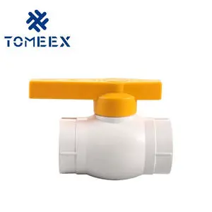 2021 Hot Sale ABS Handle Pvc Body PP Ball Plastic PVC Ball Valve