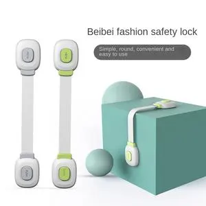 Children's Anti-Pinch Safety Drawer Lock Plastic Baby Anti-Opening Cabinet Door Lock for Refrigerator & Baby Safety Cabinets