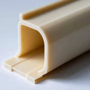 Custom ABS Plastic Profiles for Door Window Furniture Decoration Housing Plastic Extruding Modling Cutting Service