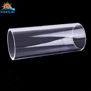 Naxilai China Cheap Rounded Tubos 6 Inch Acrylic Tube De Acrilico Transparent Plastic Polycarbonate Tube PVC ABS Pipe
