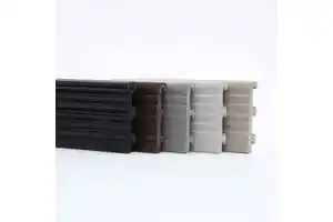 Durable PE Extruded Profile and PP PVC ABS Plastic Tube Building Plastic Extrusion Plastic Profiles