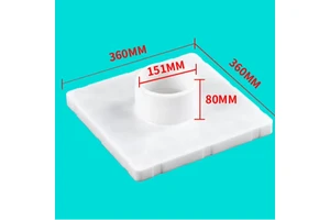 Plastic Tube PP PE PVC Pipe ABS Fittings Core Plugs Brackets Supports Ends Plugs