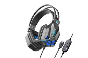 SY850 Wired Stereo Headphone Noise Cancelling Gamer Headset Led Gaming Headphone with Mic for PC Headset Game PS4 5 Switch xbox