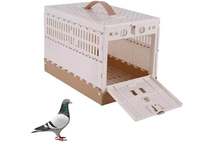 Plastic Portable Pigeon Multi Size Vehicle Mounted Bird Cage Foldable Pigeon Breeding Cage Training Box