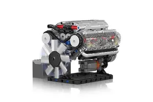 Mould King 10088S Creative Toys Game Toys Kids Christmas Gift technic Entertainment No.V8 Engine Model Building Blocks