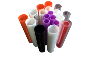 King Large Size Custom ABS PVC PC PMMA Plastic Extrusion Tubes