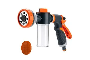Factory ABS Nozzle Sprayer Jet Garden Hose Soap Dispenser Watering Gun