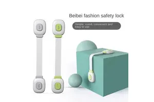 Children's Anti-Pinch Safety Drawer Lock Plastic Baby Anti-Opening Cabinet Door Lock for Refrigerator & Baby Safety Cabinets
