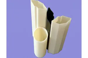 Customizable Square Rigid PVC ABS Hose Special-Shaped Tube for Equipment Support Processing Service Cutting Plastic Extruding